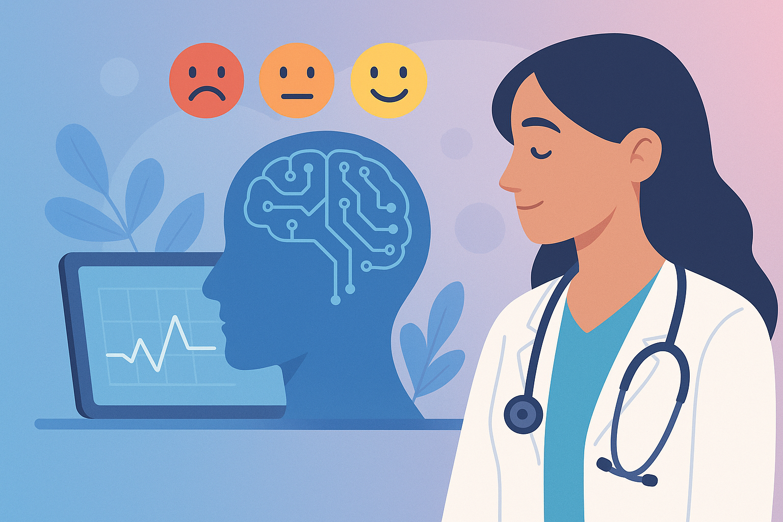 Monitoramento de humor com IA na prática clínica e digital